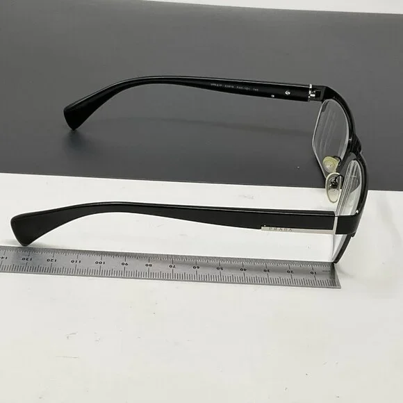 Prada VPR61P FAD-1O1 Eyeglasses Frames Matte Black Rectangle 53 [] 16 140 - Picture 12 of 13